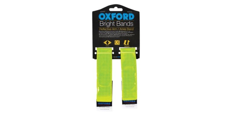Reflexné pásky Bright Bands na suchý zip, OXFORD (žltá fluo, pár)