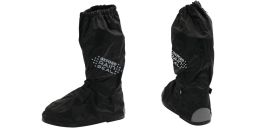 Návleky na topánky RAIN SEAL s reflexnými prvky a podrážkou, OXFORD (čierna)