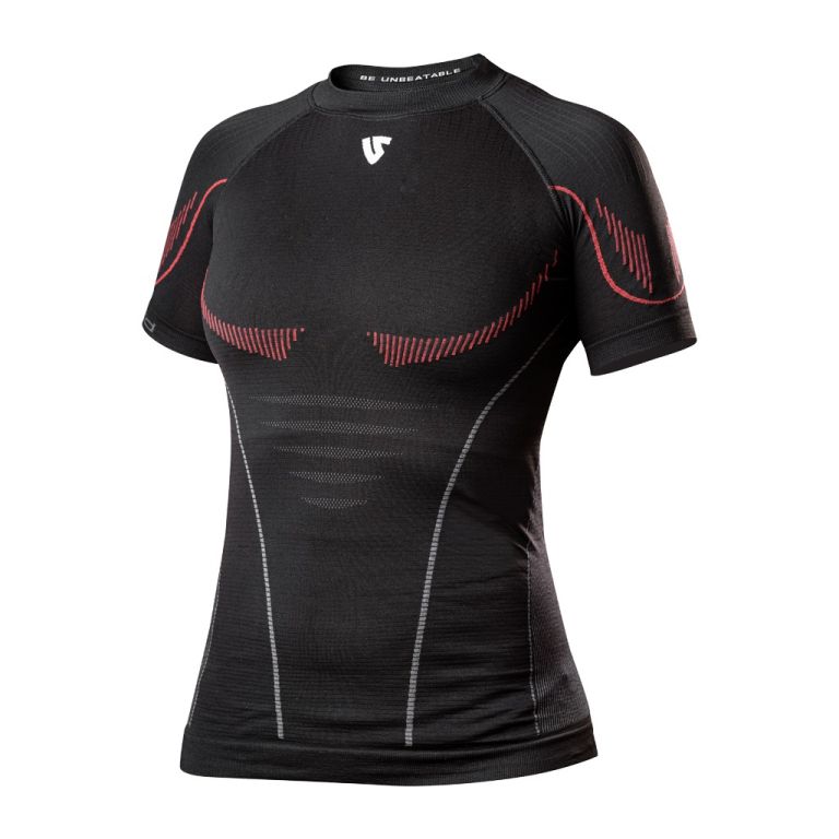 Termotriko s krátkym rukávom HERO SHORT SLEEVE WOMEN, UNDERSHIELD, dámske (čierna)