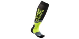 Ponožky MX PLUS-2, ALPINESTARS (černá/yellow fluo) 2023