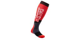 Ponožky MX PLUS-2, ALPINESTARS (červená/bílá) 2023
