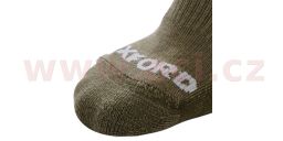Ponožky merino vlna, kompresné, OXFORD (khaki)