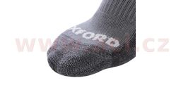 Ponožky merino vlna, kompresné, OXFORD (šedé)