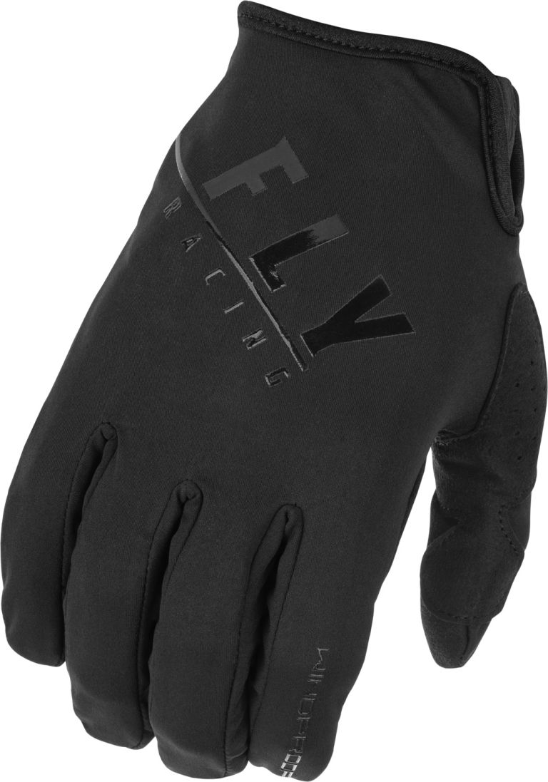 Rukavice WINDPROOF, FLY RACING - USA (čierna)