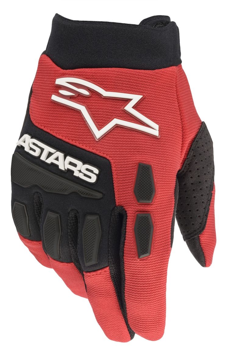 Rukavice FULL BORE, ALPINESTARS, detské (červená/černá) 2025