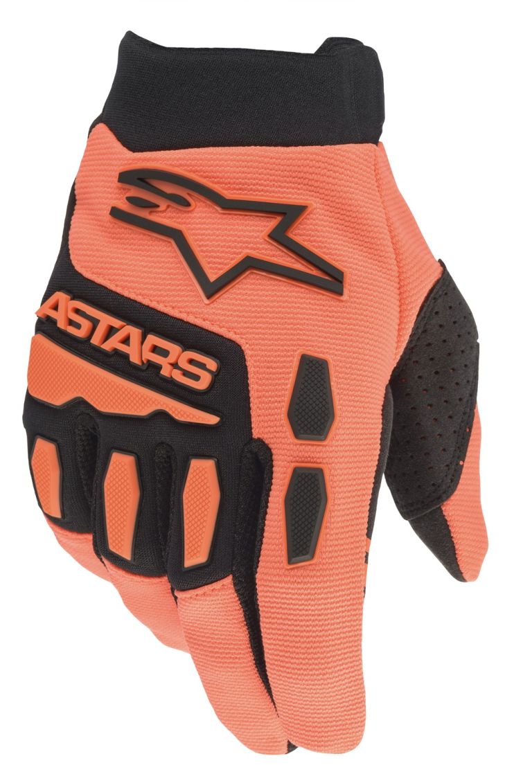 Rukavice FULL BORE, ALPINESTARS, detské (oranžová/černá) 2025