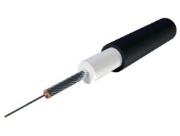 Zapaľovacie kábel 7 mm silikónový s měděným drátem, TESLA (1 m , čierny)
