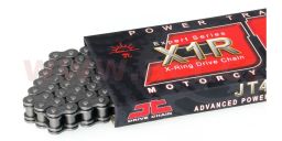 Reťaz 428X1R, JT CHAINS (x-kroužek, farba čierna, 136 článkov vr. rozpojovacie spojky)