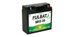 Batérie 12V, NH12-20 gél, 20Ah, 170A, bezúdržbová gél technológie 185x81x170 FULBAT (aktivovaná ve výrobe)