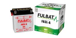 Batérie 12V, YB3L-A, 3,2Ah, 25A, konvenčné 98x56x110 FULBAT (vr. balenie elektrolytu)