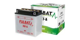 Batérie 12V, YB7-A, 8Ah, 124A, konvenčné 135(145)x75x133 FULBAT(vč. balenie elektrolytu)