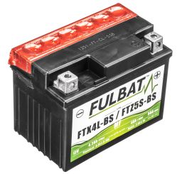 Batérie 12V, YTX4L-BS/YTZ5S-BS, 4,2Ah, 50A, bezúdržbová MF AGM 113x70x85, FULBAT (vr. balenie elektrolytu)