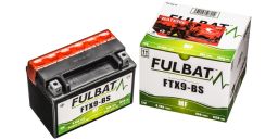 Batérie 12V, YTX9-BS, 8Ah, 120A, bezúdržbová MF AGM 150x87x105, FULBAT (vr. balenie elektrolytu)