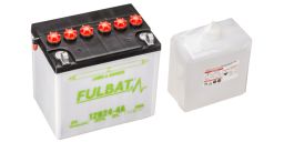 Batérie 12V, 12N24-4A, 24Ah, 240A, ľavá, konvenčné, 184x124x175, FULBAT (vr. balenie elektrolytu)