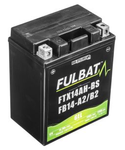 Batérie 12V, FB14-A2 gél (12N14-4A) 14Ah, 175A, bezúdržbová gél technológie 135x90x167 FULBAT (aktivovaná ve výrobe)