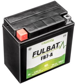 Batérie 12V, FB7-A gél, 12V, 8Ah, 120A, bezúdržbová gél technológie 135x75x133 FULBAT (aktivovaná ve výrobe)