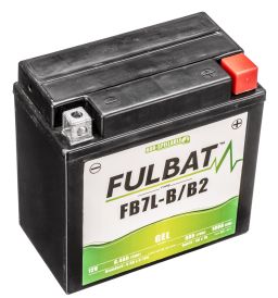 Batérie 12V, FB7L-B/B2& gél, 12V, 8Ah, 100A, bezúdržbová gél technológie 136x76x130 FULBAT (aktivovaná ve výrobe)