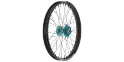 Predné kolo kompletné (21" x 1,6") HUSQVARNA, Q-TECH (čierny ráfek, modrý stred)