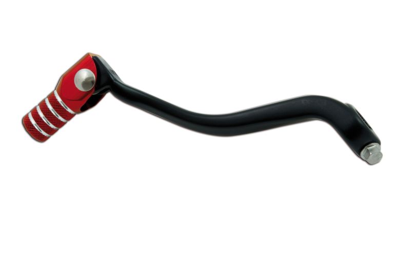 Radiacej páka hliníková Honda / Beta, RTECH (čierno-červená)