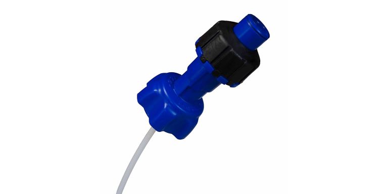 Náhradné koncovka pre kanister R15, RTECH (modrá)
