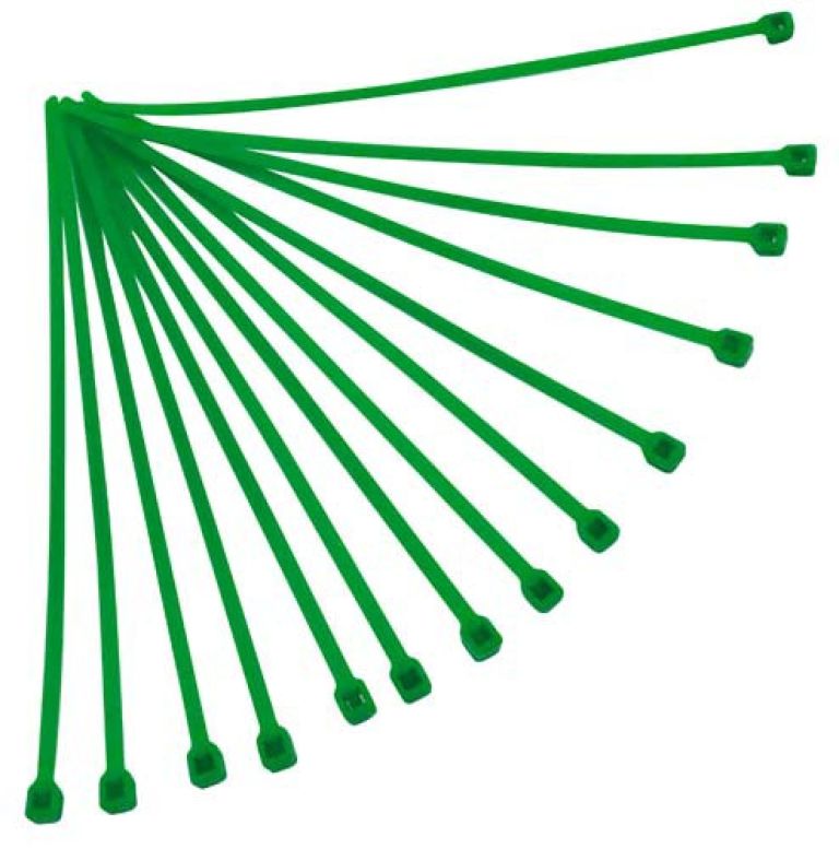 Sťahovacie páska 180x3,6 mm, RTECH (zelená, 100 ks)