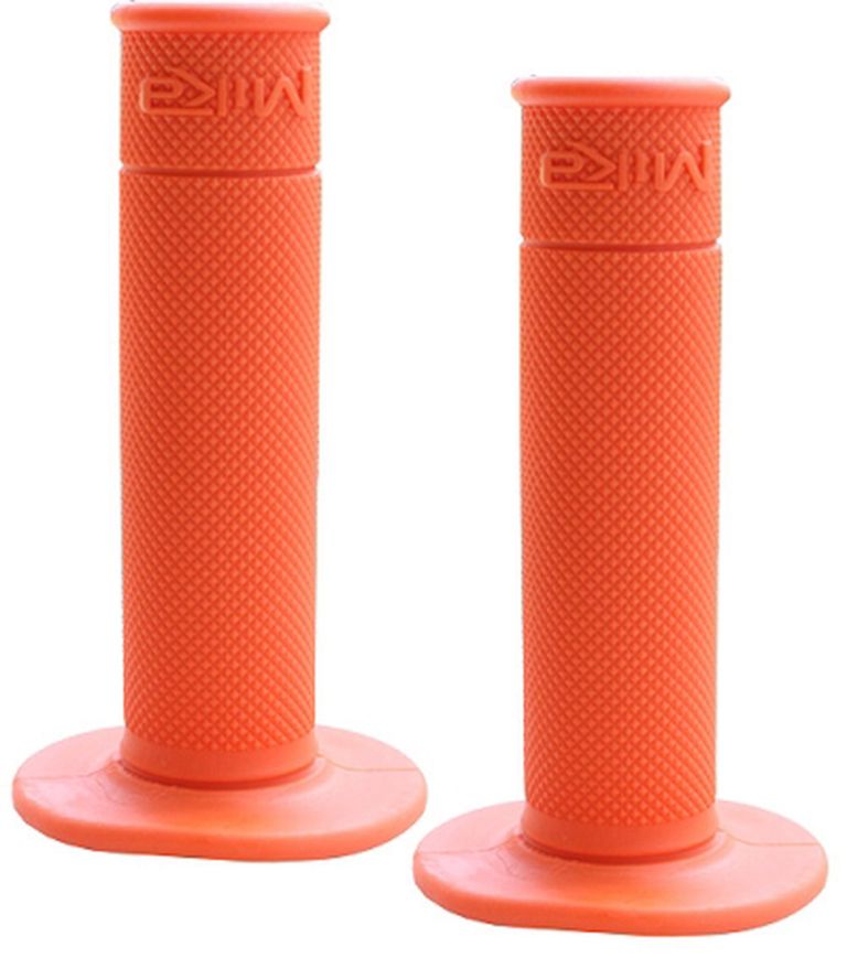 Gripy motokrosové "50/50 WAFFLE GRIPS" (soft), MIKA (oranžová)