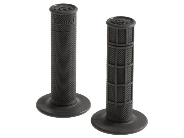 Gripy motokrosové "50/50 WAFFLE GRIPS" (soft), MIKA (tmavo šedé)