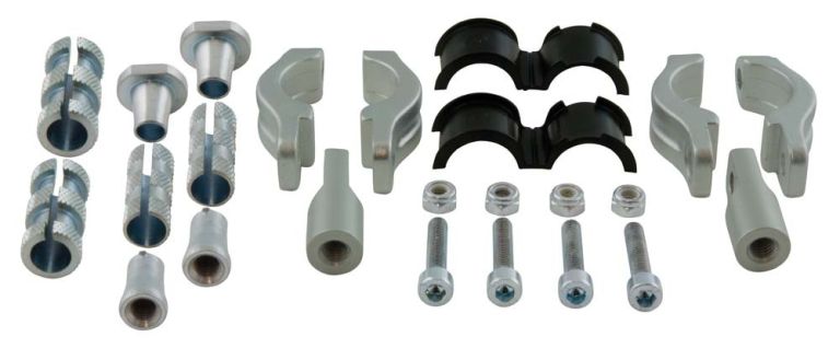 Montážne kit páčok FLX ALU / GLADIATOR ALU + EASY / RAPTOR / VERTIGO ALU, RTECH (kovová zliatina, nastaviteľný)