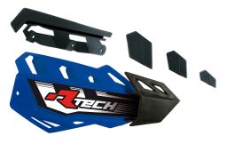 Plasty krytov páčok FLX / FLX ALU / FLX ATV, RTECH (modro-čierne, pár)