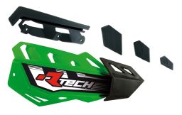 Plasty krytov páčok FLX / FLX ALU / FLX ATV, RTECH (zeleno-čierne, pár)