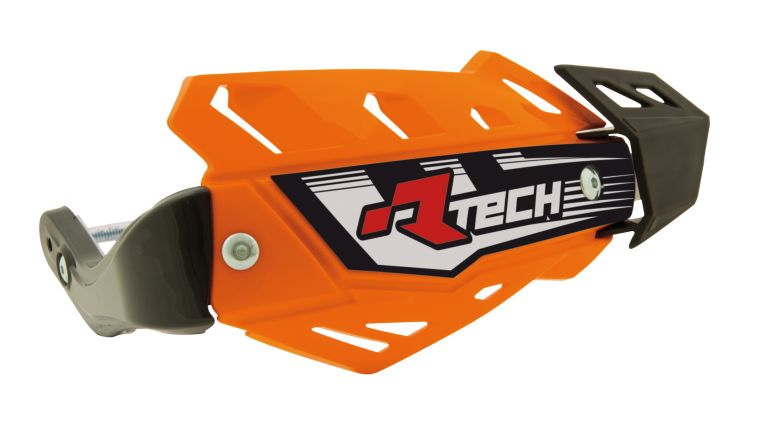 Kryty páčok FLX ATV, RTECH (oranžové, 4 varianty v 1, vr. montážne sady)