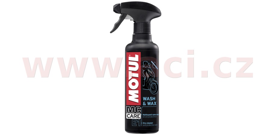 MOTUL suchý čistiace a ochranný vosk E1 WASH & WAX, 400 ml