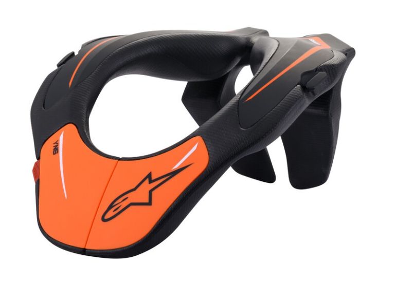 Krčnej chránič NECK SUPPORT YOUTH, ALPINESTARS, detský (černá/oranžová, veľ. UNI) 2024