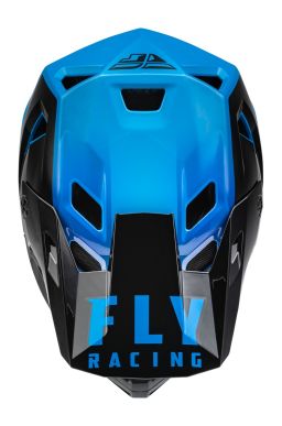 Cyklo přilba RAYCE, FLY RACING - USA (černá/modrá)