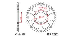 Oceľová rozeta pre sekundárne reťazy typu 428, JT (47 zubov)