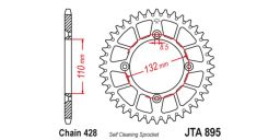 Duralová rozeta pre sekundárne reťazy typu 428, JT (47 zubov)