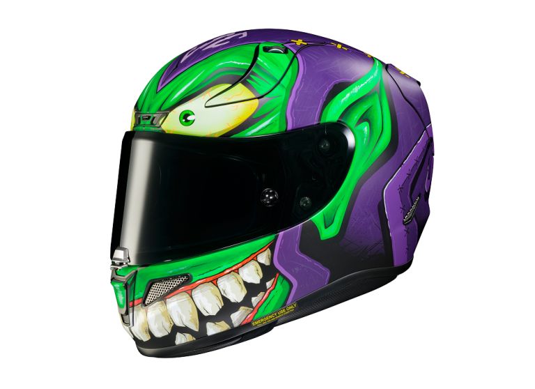 Prilba HJC RPHA 11 GREEN GOBLIN MARVEL MC48SF