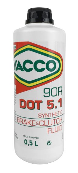 Brzdová kvapalina YACCO 90 R DOT 5.1, YACCO (500 ml)
