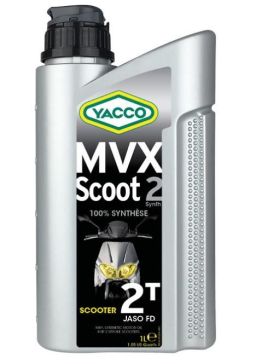 Motorový olej YACCO MVX SCOOT 2 SYNTH, YACCO (1 l)