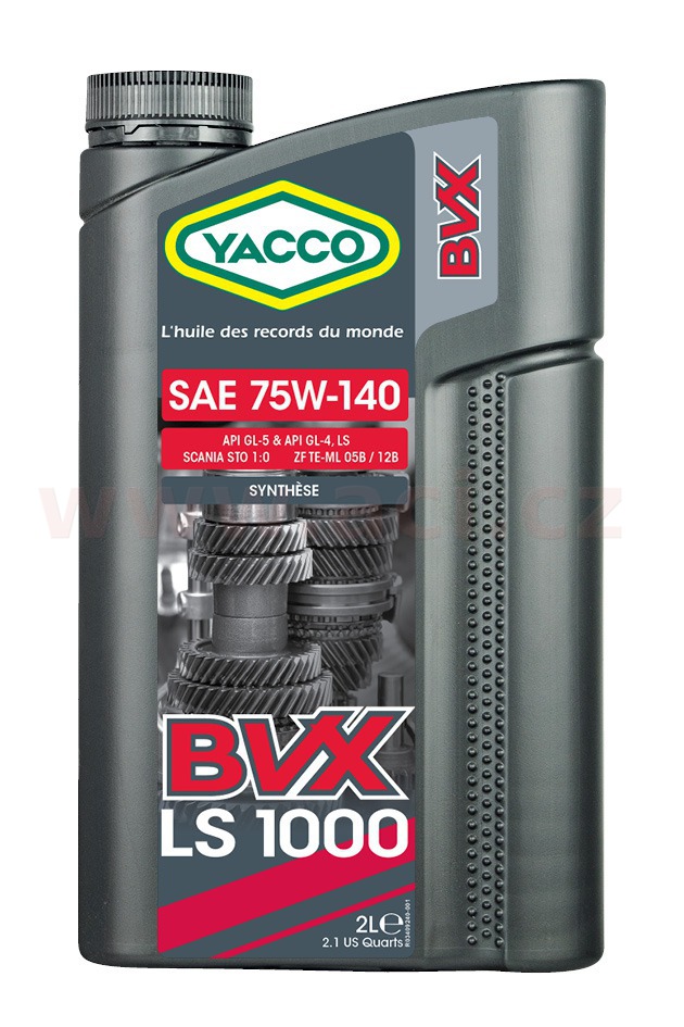 Prevodový olej YACCO BVX LS 1000 75W140 2L