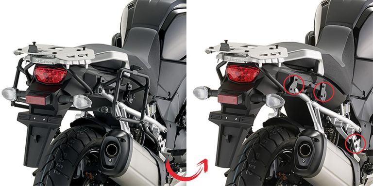 KLR3105 nosič bočných kufrů SUZUKI DL 1000 V-STROM (14-19)