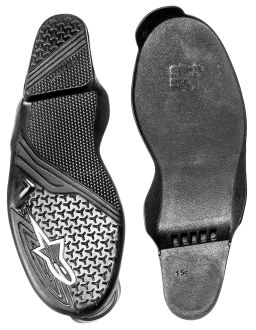 Podrážka pre topánky SMX Plus 2, ALPINESTARS (černá/bílá, pár)