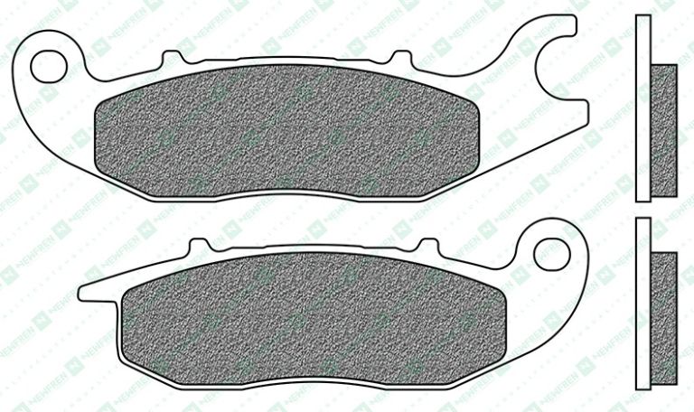 Brzdové doštičky, NEWFREN (zmes ROAD TOURING ORGANIC) 2 ks v balenie